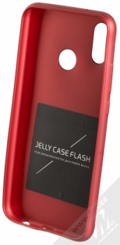 Forcell Jelly Matt Case TPU ochranný silikonový kryt pro Huawei P20 Lite červená (red) zepředu