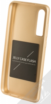 Forcell Jelly Matt Case TPU ochranný silikonový kryt pro Huawei P30 zlatá (gold) zepředu
