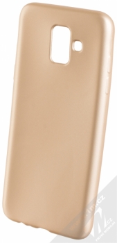 Forcell Jelly Matt Case TPU ochranný silikonový kryt pro Samsung Galaxy A6 (2018) zlatá (gold)