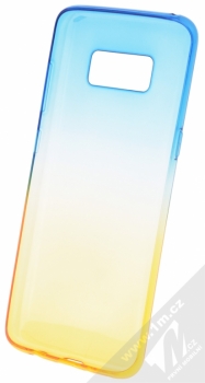 Forcell Ombre TPU ochranný kryt pro Samsung Galaxy S8 modrá zlatá (blue gold) zepředu