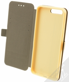 Forcell Pocket Book flipové pouzdro pro Huawei P10 zlatá (gold) otevřené