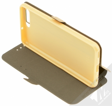 Forcell Pocket Book flipové pouzdro pro Huawei P10 zlatá (gold) stojánek