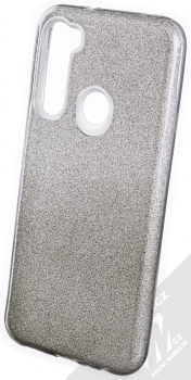 Forcell Shining Duo třpytivý ochranný kryt pro Xiaomi Redmi Note 8 stříbrná černá (silver black)