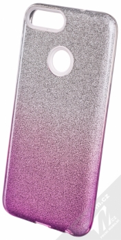 Forcell Shining třpytivý ochranný kryt pro Huawei P Smart stříbrná fialová (silver violet)