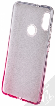 Forcell Shining třpytivý ochranný kryt pro Xiaomi Redmi Note 5 stříbrná růžová (silver pink) zepředu