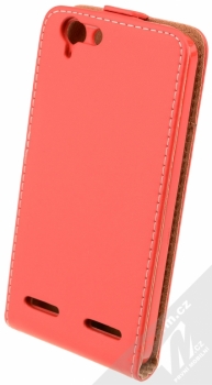 ForCell Slim Flip Flexi otevírací pouzdro pro Lenovo Vibe K5, Vibe K5 Plus červená (red) zezadu