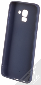 Forcell Soft Case TPU ochranný silikonový kryt pro Samsung Galaxy J6 (2018) tmavě modrá (dark blue) zepředu