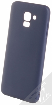 Forcell Soft Case TPU ochranný silikonový kryt pro Samsung Galaxy J6 (2018) tmavě modrá (dark blue)