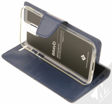 Goospery Bravo Diary flipové pouzdro pro Samsung Galaxy J5 (2017) tmavě modrá (navy blue) stojánek