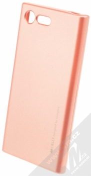 Goospery i-Jelly Case TPU ochranný kryt pro Sony Xperia X Compact růžově zlatá (metal rose gold)