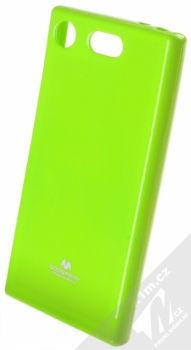 Goospery Jelly Case TPU ochranný silikonový kryt pro Sony Xperia XZ1 Compact limetkově zelená (lime green)