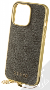 Guess Charms 4G ochranný kryt pro Apple iPhone 13 Pro (GUHCP13LGF4GGR) šedá zlatá (grey gold)
