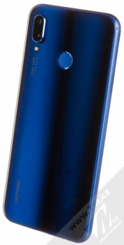 HUAWEI P20 LITE modrá (klein blue) šikmo zezadu