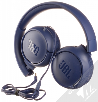 JBL TUNE 500 stereo sluchátka modrá (blue) složené