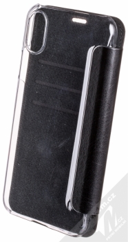 Karl Lagerfeld Pins Book flipové pouzdro s motivem pro Apple iPhone X (KLFLBKPXPPIN) černá (black) zezadu