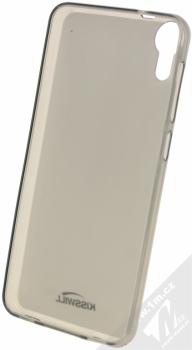 Kisswill TPU Open Face silikonové pouzdro pro HTC Desire 10 černá průhledná (black) zepředu