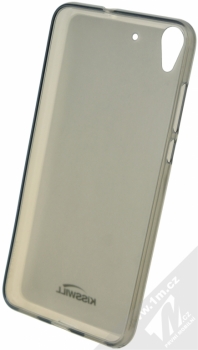 Kisswill TPU Open Face silikonové pouzdro pro Huawei Y6 II černá průhledná (black) zepředu