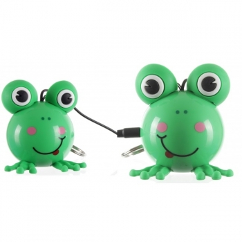 KitSound Mini Buddy Frog reproduktor pro mobilní telefon, mobil, smartphone - Žába zelená (green)