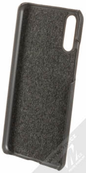 Krusell Sunne Cover ochranný kryt z pravé kůže pro Huawei P20 černá (black) zepředu