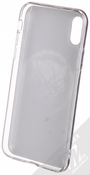 Marvel Black Panther 013 TPU ochranný silikonový kryt s motivem pro Apple iPhone X, iPhone XS černá (black) zepředu