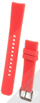 MiJobs Diagonal Lines Silicone Wrist Strap silikonový pásek na zápěstí pro Xiaomi Amazfit Bip červená (red)