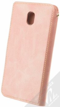 Molan Cano Issue Diary flipové pouzdro pro Samsung Galaxy J5 (2017) růžově zlatá (rose gold) zezadu