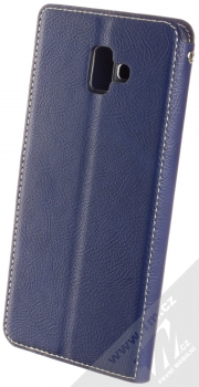 Molan Cano Issue Diary flipové pouzdro pro Samsung Galaxy J6 Plus (2018) tmavě modrá (navy blue) zezadu