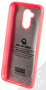 Molan Cano Jelly Case TPU ochranný kryt pro Honor 6A sytě růžová (hot pink) zepředu
