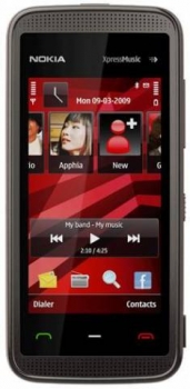Nokia 5530 XpressMusic black red