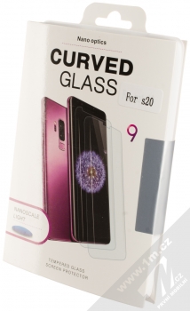 Nano Optics 5D UV Premium Tempered Glass ochranné tvrzené sklo na kompletní displej pro Samsung Galaxy S20 krabička