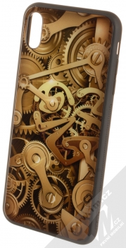Nillkin Gear ochranný kryt s motivem pro Apple iPhone XS Max hnědá (brown)