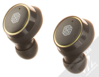 Nillkin Liberty E1 Earphones Bluetooth stereo sluchátka černá zlatá (black gold)