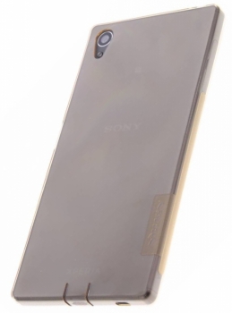 Nillkin Nature TPU tenký gelový kryt pro Sony Xperia Z5, Xperia Z5 Dual hnědá (transparent brown)