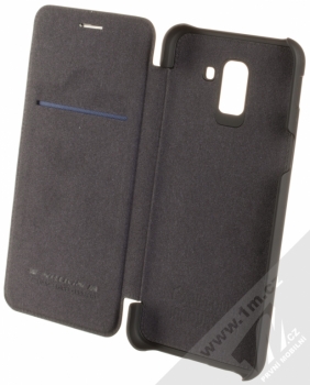 Nillkin Qin flipové pouzdro pro Samsung Galaxy J6 (2018) černá (black) otevřené