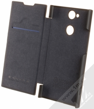 Nillkin Qin flipové pouzdro pro Sony Xperia XA2 černá (black) otevřené