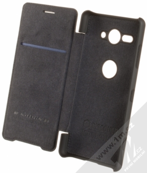 Nillkin Qin flipové pouzdro pro Sony Xperia XZ2 Compact černá (black) otevřené