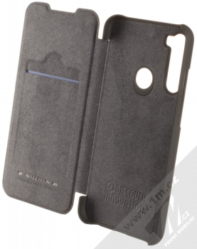Nillkin Qin flipové pouzdro pro Xiaomi Redmi Note 8 černá (black) otevřené
