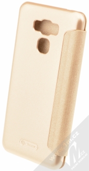 Nillkin Sparkle flipové pouzdro pro Asus ZenFone 3 Max (ZC553KL) zlatá (gold) zezadu