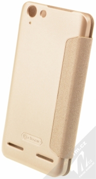 Nillkin Sparkle flipové pouzdro pro Lenovo Vibe K5, Vibe K5 Plus béžová (champagne gold) zezadu