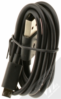 Nokia AC-50E originální nabíječka s USB výstupem a USB kabel s microUSB konektorem - TEST černá (black) datový kabel