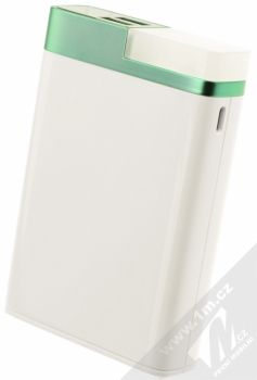 Proda Crave PowerBank záložní zdroj 12000mAh pro mobilní telefon, mobil, smartphone, tablet bílo zelená (green) zezadu