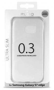 Puro 0.3 Ultra Slim ultratenký ochranný kryt pro Samsung Galaxy S7 Edge bílá (transparent)