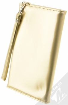 Puro Metal Duo pouzdro psaníčko a ochranný kryt pro Apple iPhone 7 zlatá (gold) pouzdro zezadu