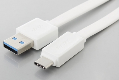 Remax Fast Flat plochý USB kabel s USB Type-C konektorem pro mobilní telefon, mobil, smartphone, tablet bílá (white)