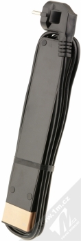 Remax Ming RU-S2 nabíječka do sítě s 4x USB výstupem a 3x celosvětovou elektrickou zásuvkou pro mobilní telefon, mobil, smartphone, tablet černá (black) zezadu
