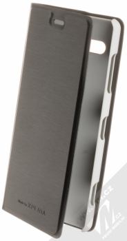 Roxfit Precision Slim Standing Book Case flipové pouzdro pro Sony Xperia XZ2 Compact (URB5183S) černá stříbrná (black silver)