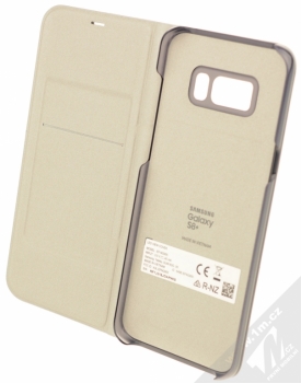 Samsung EF-NG955PS LED View Cover originální flipové pouzdro pro Samsung Galaxy S8 Plus stříbrná (silver) otevřené