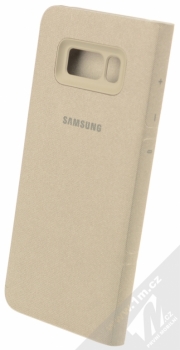 Samsung EF-NG955PS LED View Cover originální flipové pouzdro pro Samsung Galaxy S8 Plus stříbrná (silver) zezadu