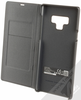 Samsung EF-NN960PB LED View Cover originální flipové pouzdro pro Samsung Galaxy Note 9 černá (black) otevřené