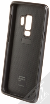 Samsung EF-RG965CB Protective Standing Cover originální odolný ochranný kryt pro Samsung Galaxy S9 Plus černá (black) zepředu